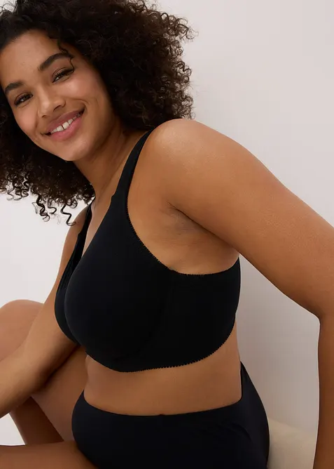 Minimizer-T-skjorte-BH med spiler og &oslash;kologisk bomull (2-pack), bonprix