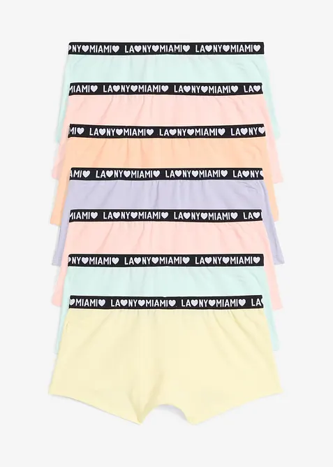 Boksertruse med myk økologisk bomull (7-pack), bonprix