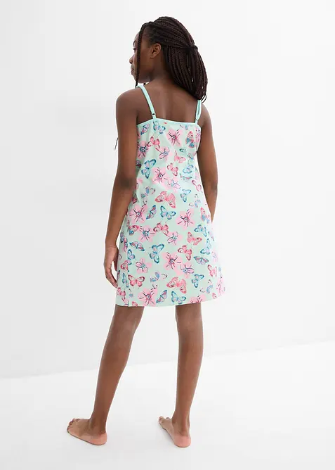 Nattkjole med myk &oslash;kologisk bomull (2-pack), bonprix