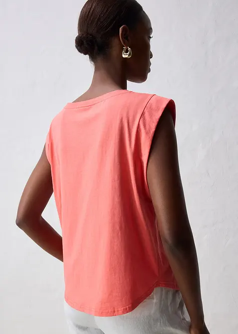 Topp med silke, bonprix