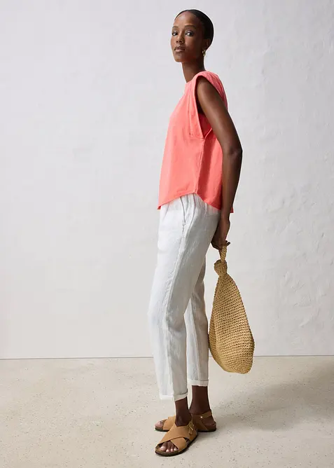 Topp med silke, bonprix