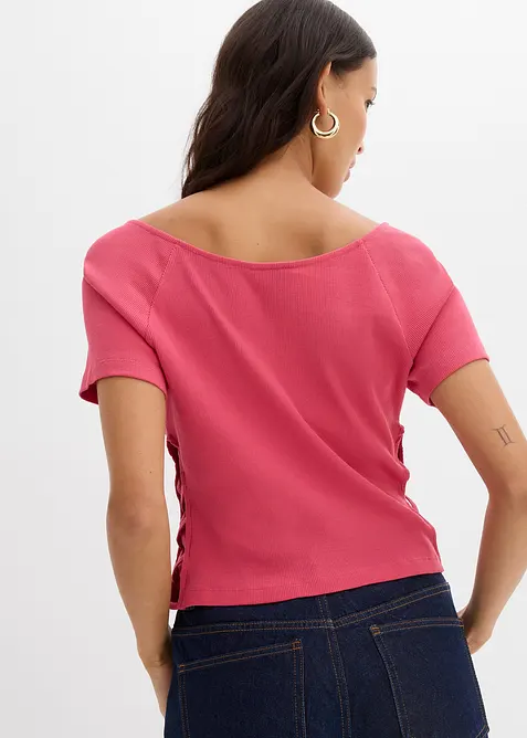 Figurnær T-skjorte i 100% økologisk bomull, bonprix