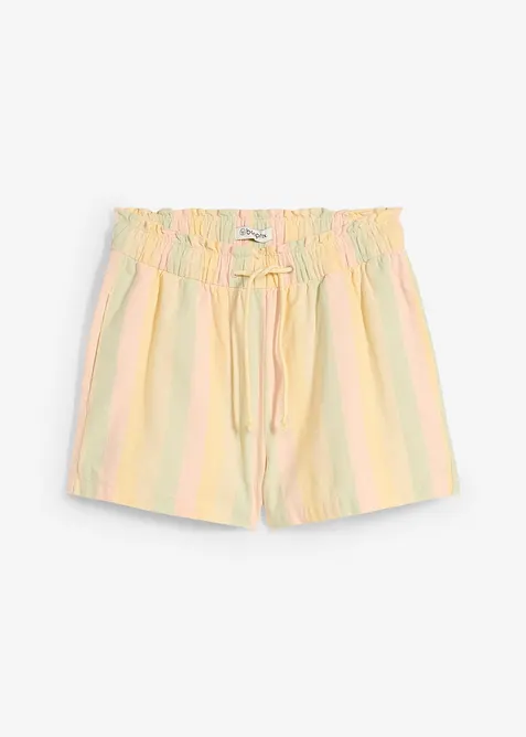 Shorts i lett linmiks, bonprix