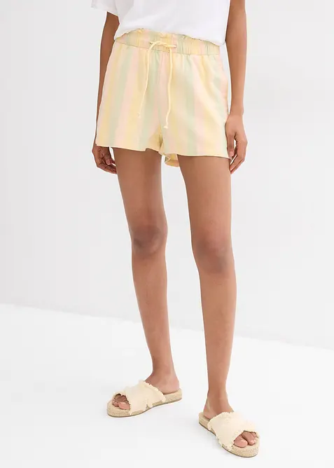 Shorts i lett linmiks, bonprix