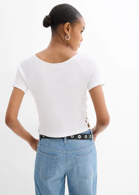 Figurn&aelig;r T-skjorte i 100% &oslash;kologisk bomull, bonprix