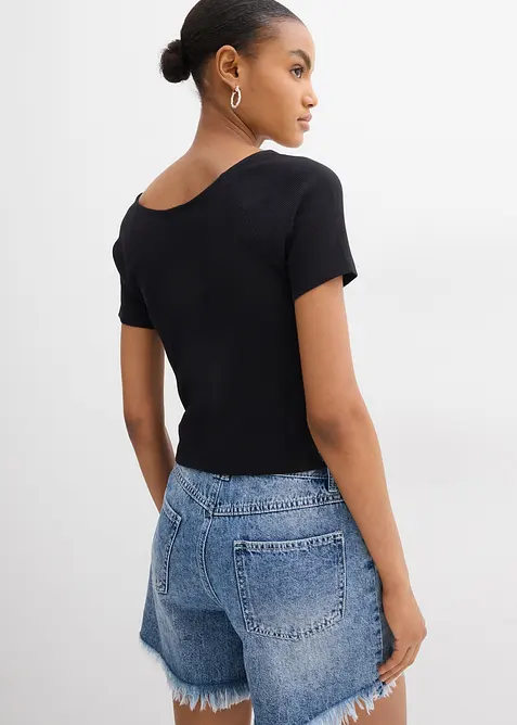 Figurnær T-skjorte i 100% økologisk bomull, bonprix