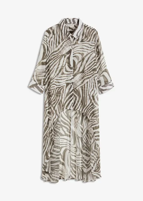 Lang chiffonbluse, bonprix