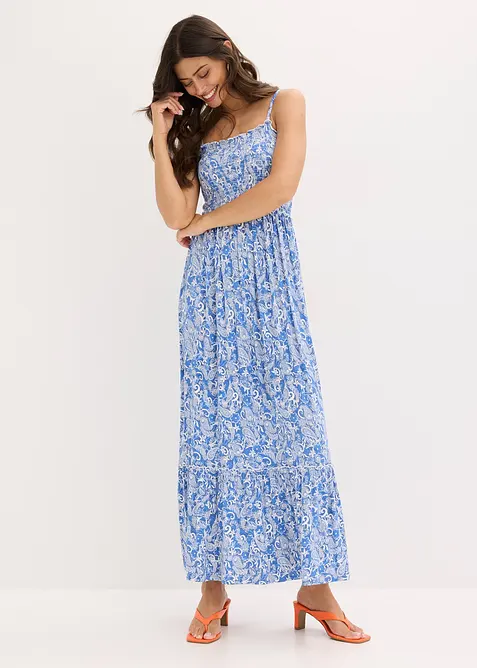 Stroppekjole i viskosemiks, bonprix