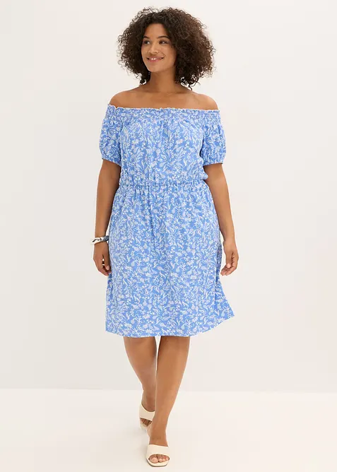 Off shoulder-kjole, bonprix