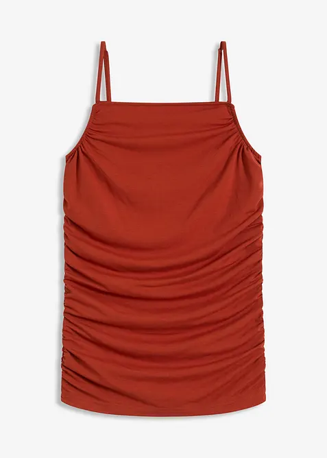 Singlet med rynkinger, bonprix