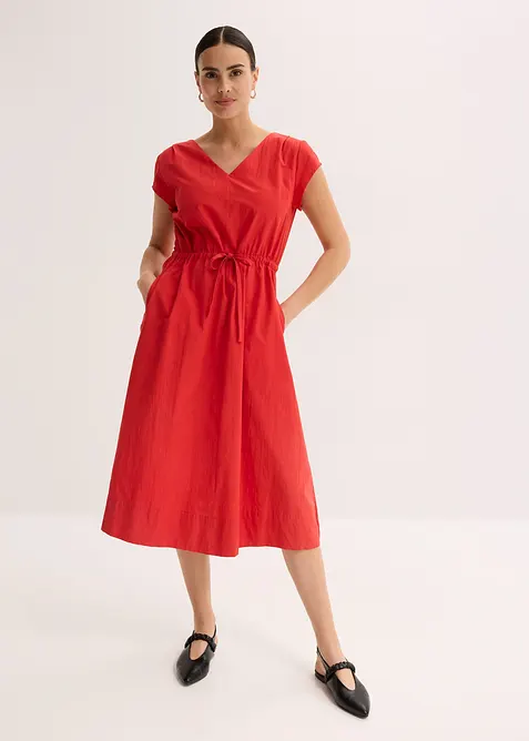 Kjole i bomullspoplin, bonprix