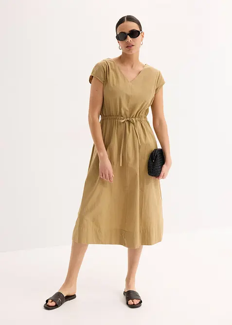 Kjole i bomullspoplin, bonprix