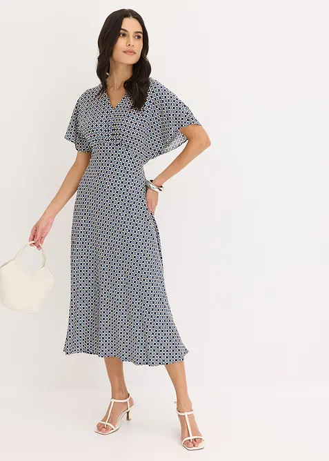 Kjole i lett viskose, bonprix