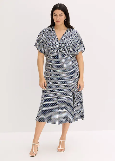 Kjole i lett viskose, bonprix