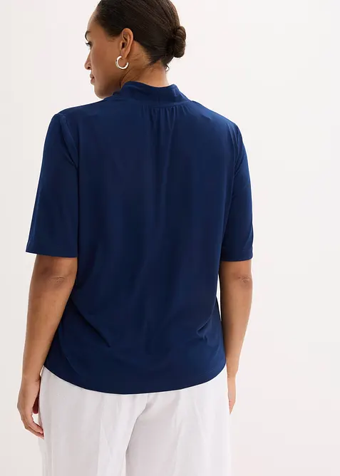 Topp med elegant krage, bonprix