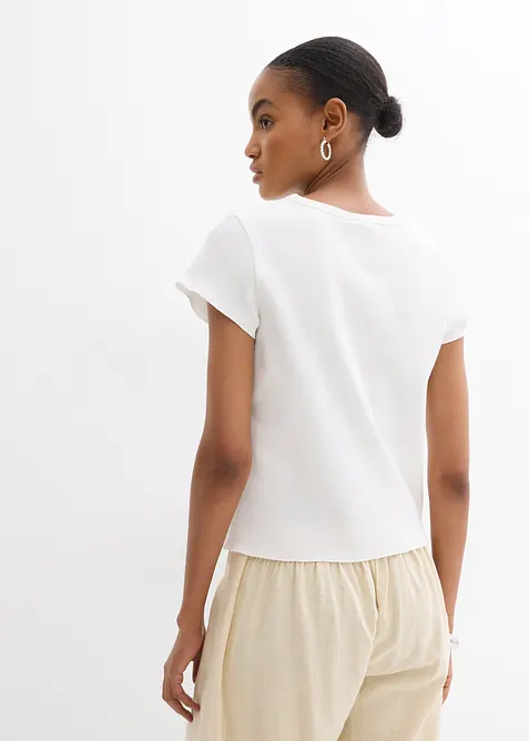 T-skjorte i 100% økologisk bomull, bonprix