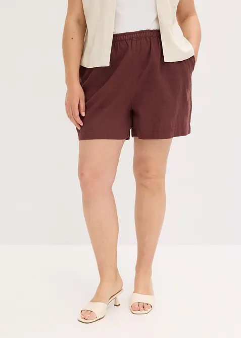 Shorts med lin, bonprix
