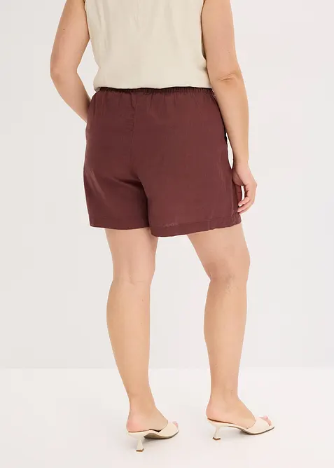 Shorts med lin, bonprix