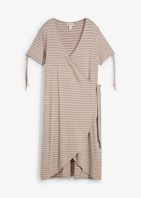 Omslagskjole i lett viskose-/elastanmiks, bonprix