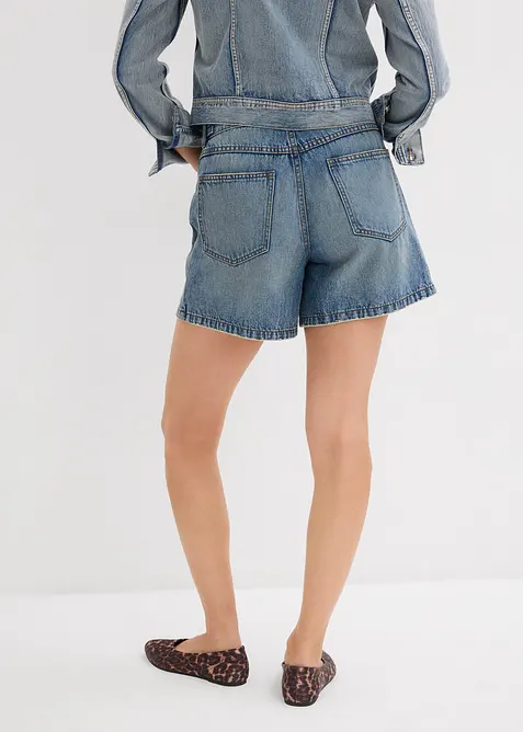 Denimshorts Mid Waist, Low stretch, bonprix