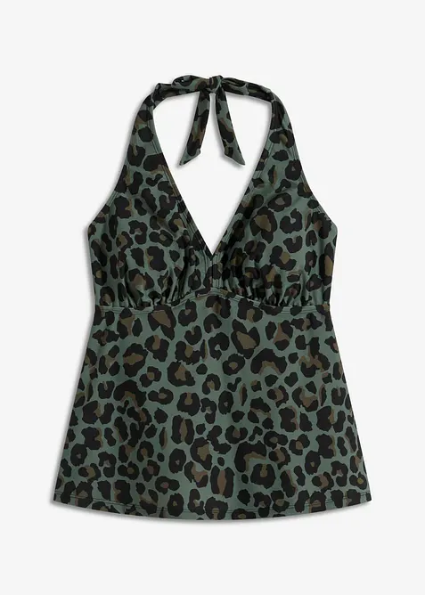 Halterneck tankini topp med V-hals, bonprix