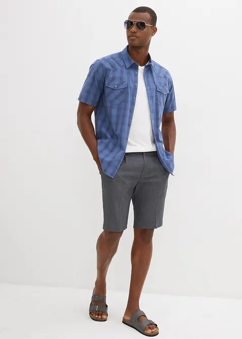 Kortermet skjorte i 100% bomull, bonprix