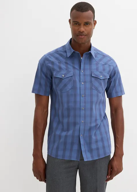 Kortermet skjorte i 100% bomull, bonprix