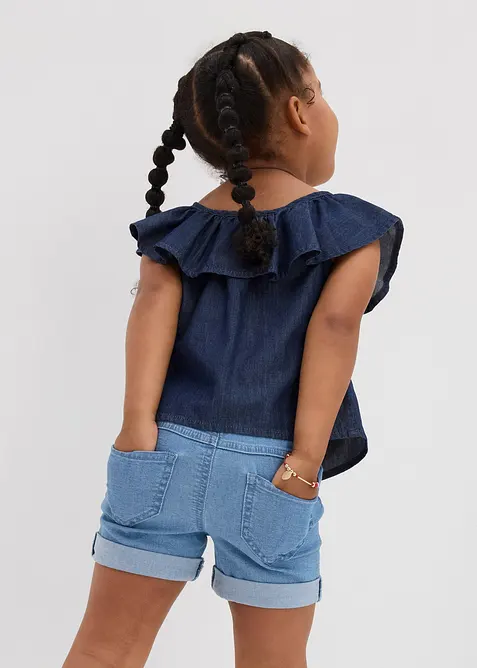 Blusetopp i lett bomull, bonprix