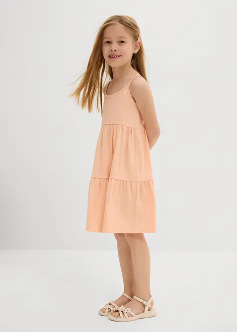 Jerseykjole i 100% økologisk bomull (2-pack), bonprix