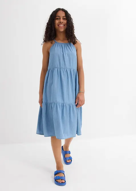 Jeanskjole i lett bomull, bonprix