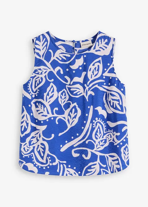 Blusetopp med trykk, bonprix