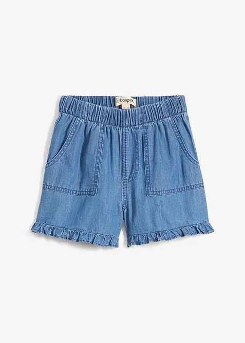 Jeansshorts i lett bomull, bonprix