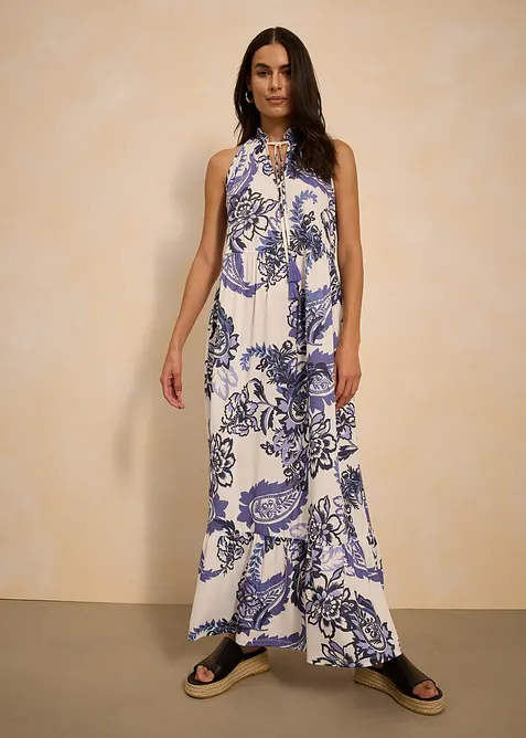 Jerseykjole med trykk, bonprix