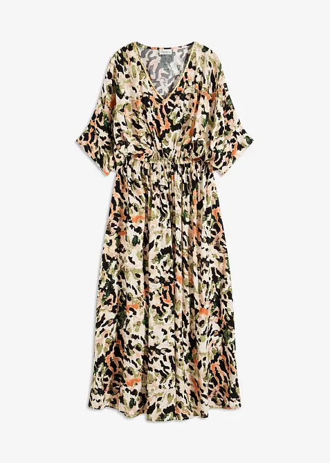 Maxikjole i lett viskose med paljetter, bonprix