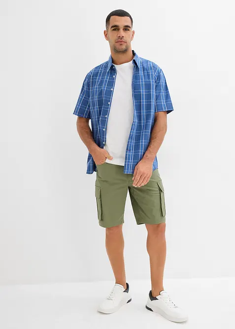 Kortermet skjorte i 100% bomull, bonprix