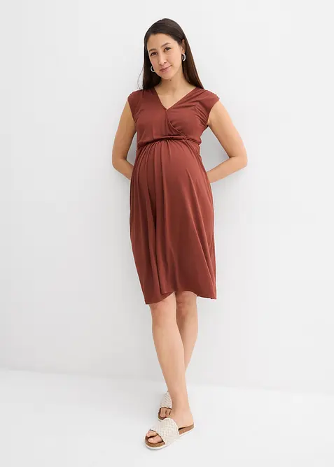 2-i-1-mamma- og ammekjole av myk modalmiks, bonprix