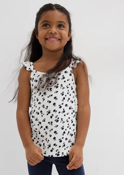 Topp (2-pack) i 100% økologisk bomull, bonprix