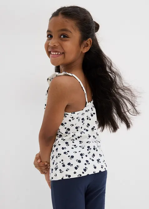 Topp (2-pack) i 100% økologisk bomull, bonprix