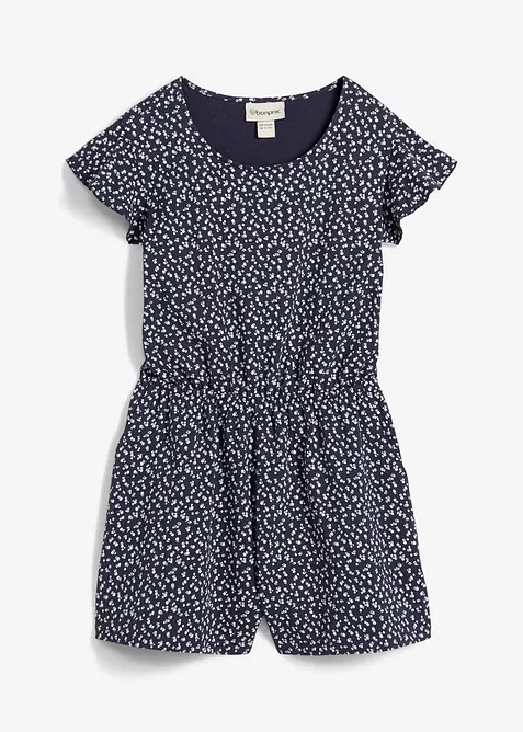 Jersey jumpsuit i økologisk bomull med elastan, bonprix