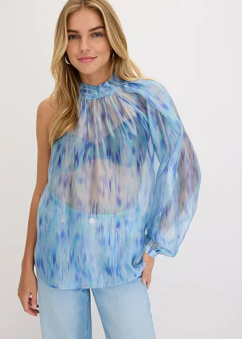 One shoulder-chiffonbluse, bonprix