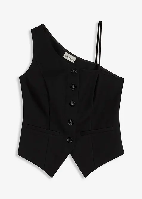 Vest med knappestolpe, bonprix
