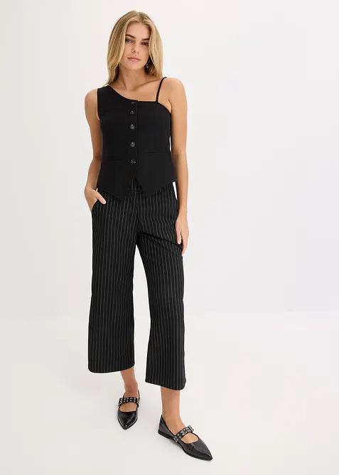 Vest med knappestolpe, bonprix