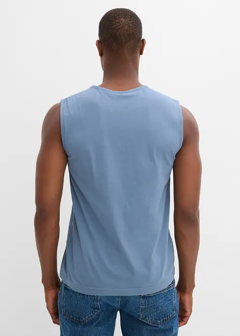 Singlet i 100% &oslash;kologisk bomull, bonprix