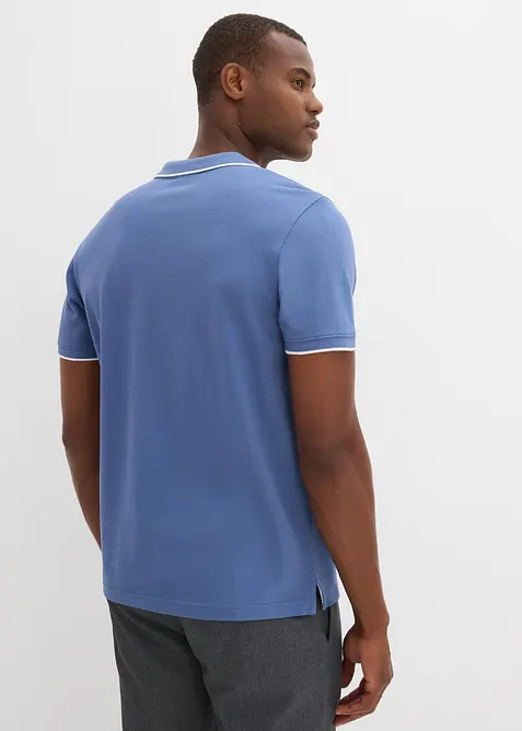 Piké-poloskjorte i ren bomull, bonprix