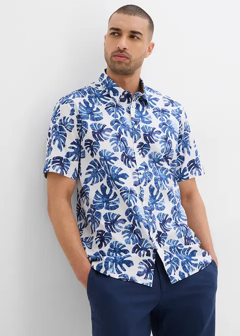 Kortermet skjorte i 100% bomull, bonprix