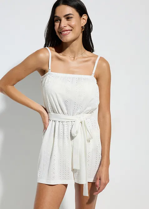 Heklet strand-jumpsuit, bonprix