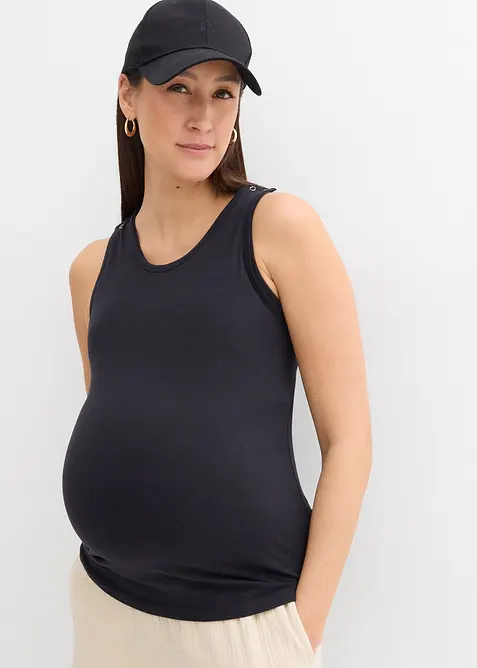 Behagelig mammatopp med cuper i økologisk bomull, bonprix