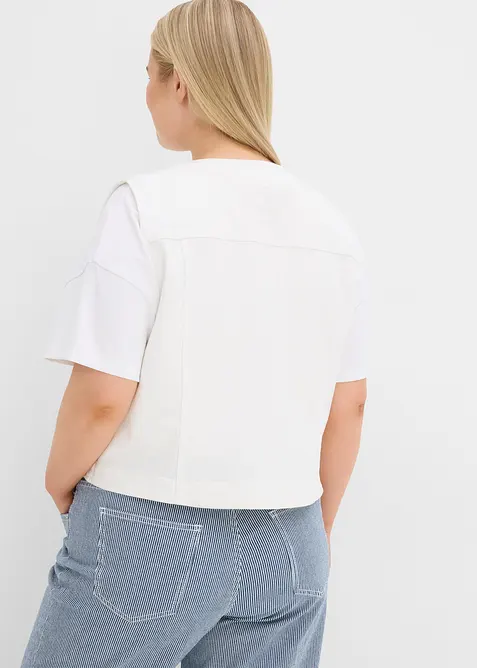 Jeansvest med stretch, bonprix