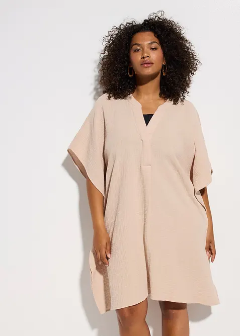 Strandtunika i lett musselin, bonprix