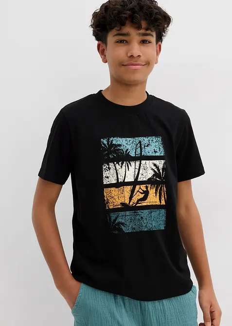 T-skjorte i &oslash;kologisk bomull, bonprix